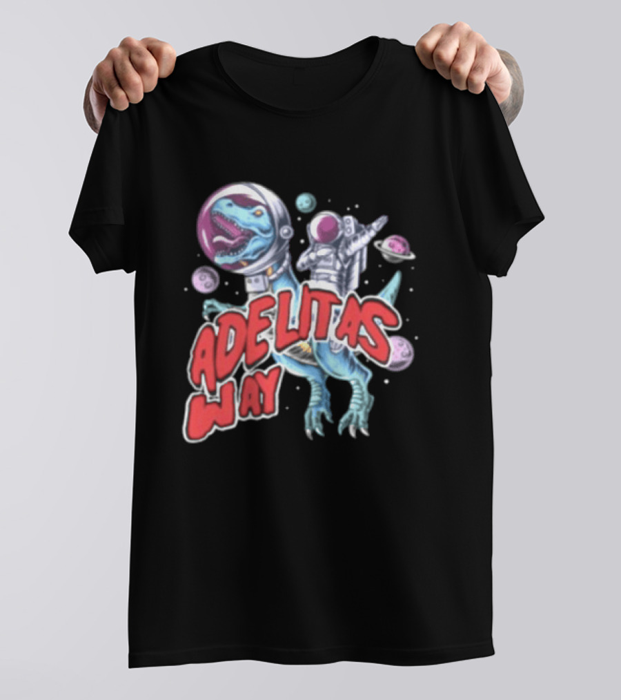 Adelitas Way Space Dinosaur Astronaut Rex T-Shirt