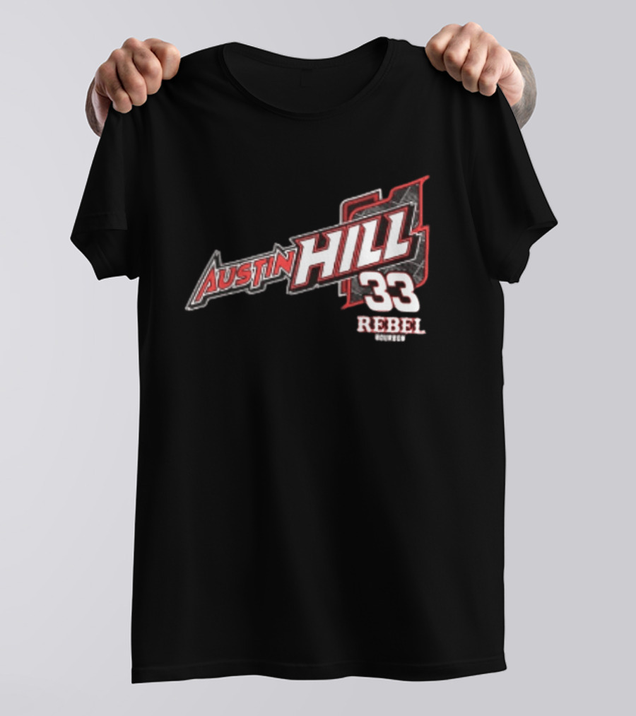 Austin Hill 33 Rebel Racing Team Honoring Our Original Rebel T-Shirt