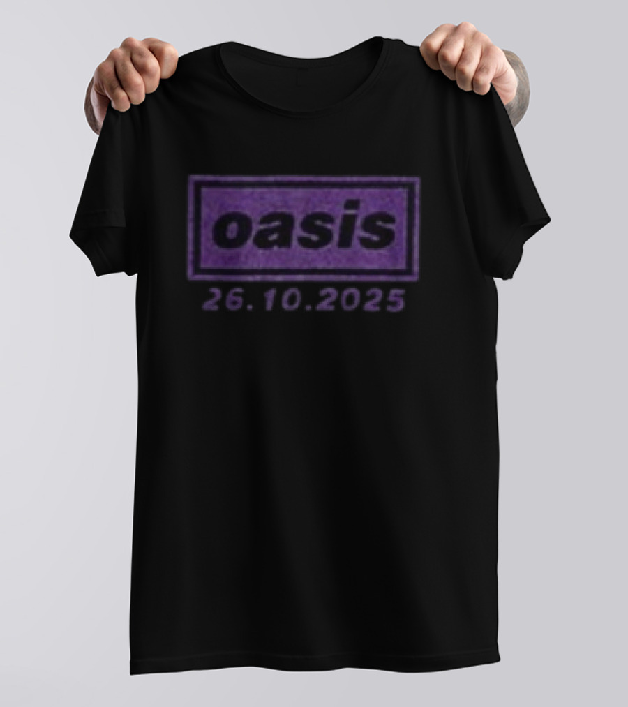 Oasis 26.10.2025 Tokyo Live Anniversary Tour T-Shirt