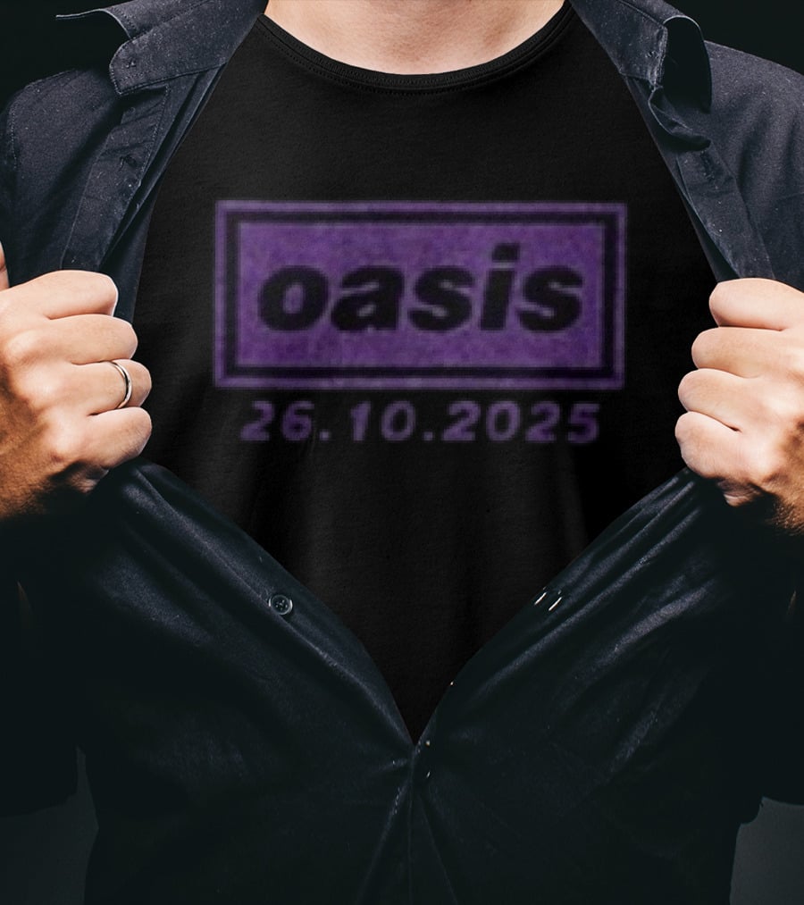 Oasis 26.10.2025 Tokyo Live Anniversary Tour T-Shirt