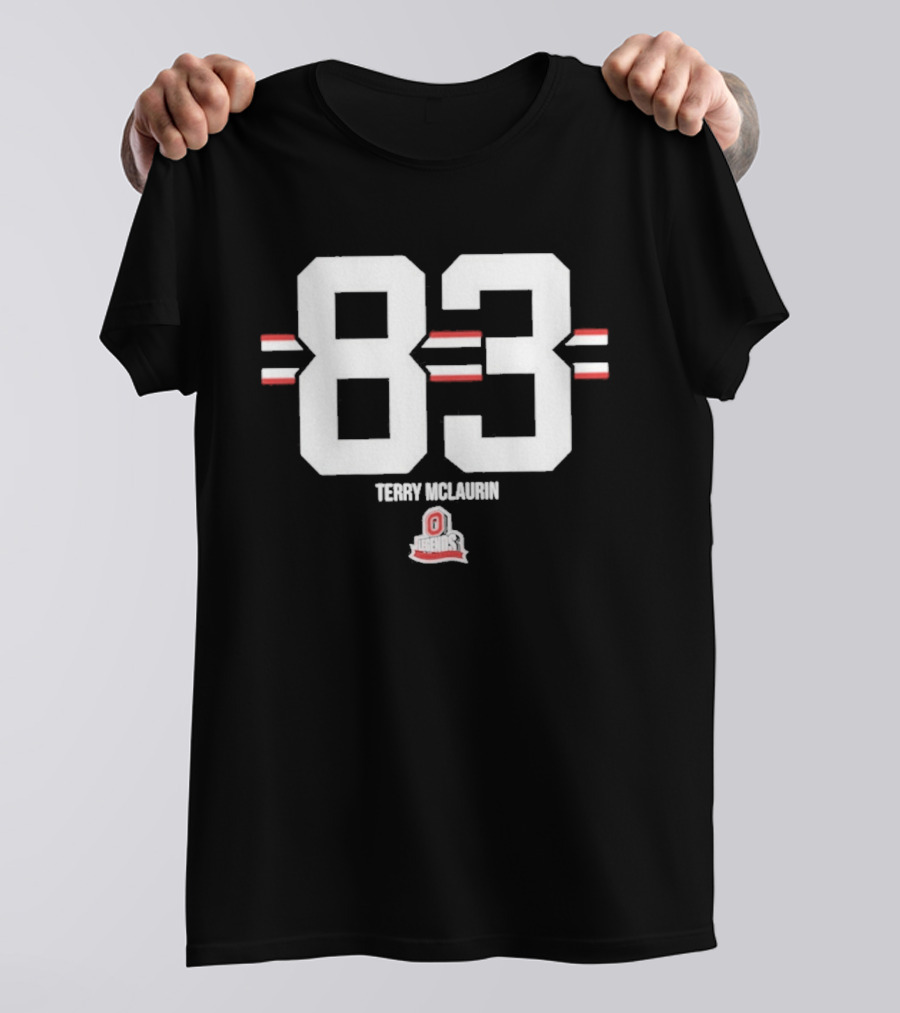 Terry McLaurin 83 Ohio State Buckeyes Football T-Shirt