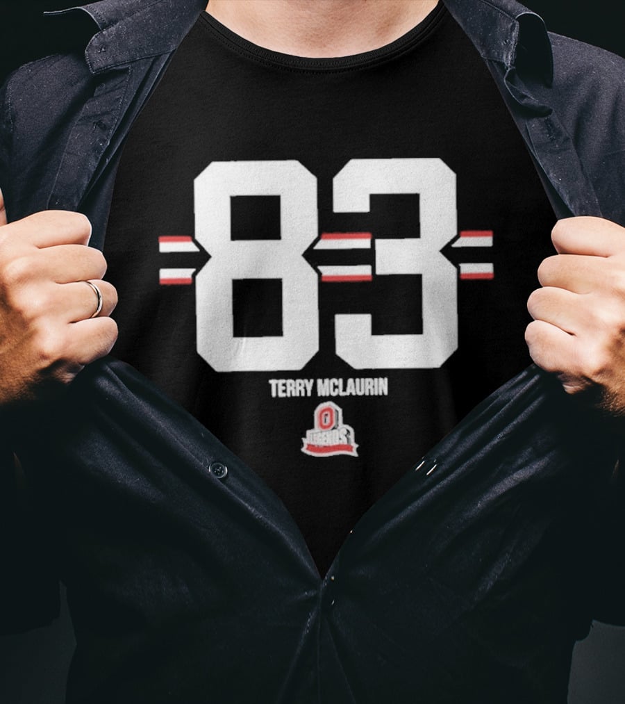 Terry McLaurin 83 Ohio State Buckeyes Football T-Shirt