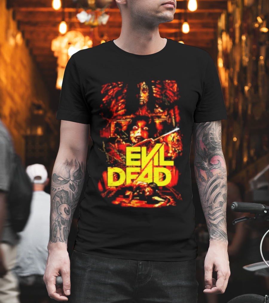 Evil Dead Classic Horror Movie Sam Raimi Iconic Cult T-Shirt