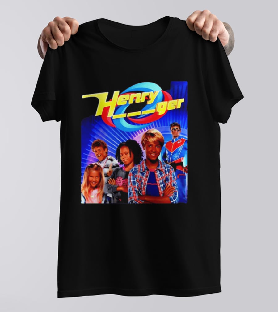 Henry Danger Nickelodeon Kids TV Show Captain Man Superhero Characters T-Shirt