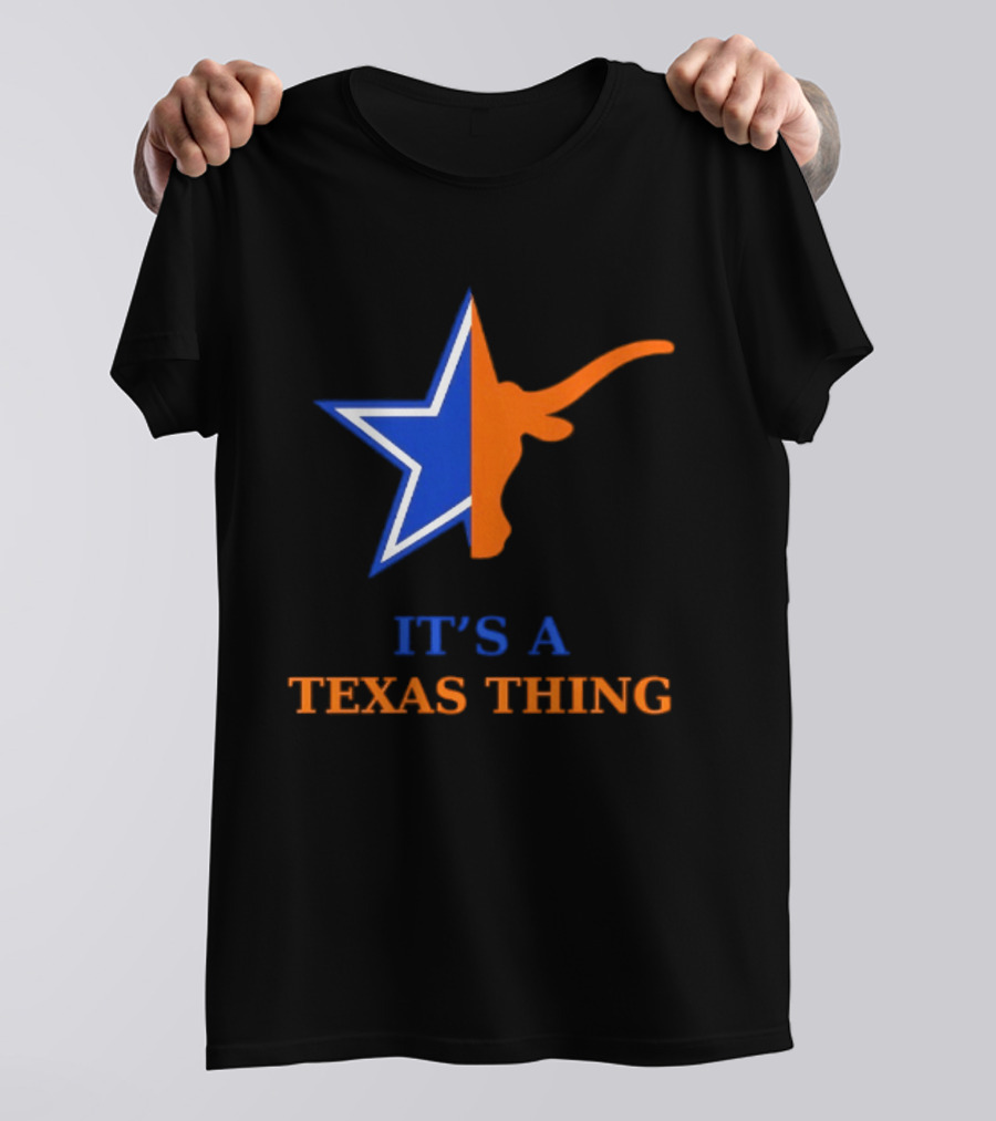 It's A Texas Thing Dallas Cowboys Longhorns Fusion T-Shirt