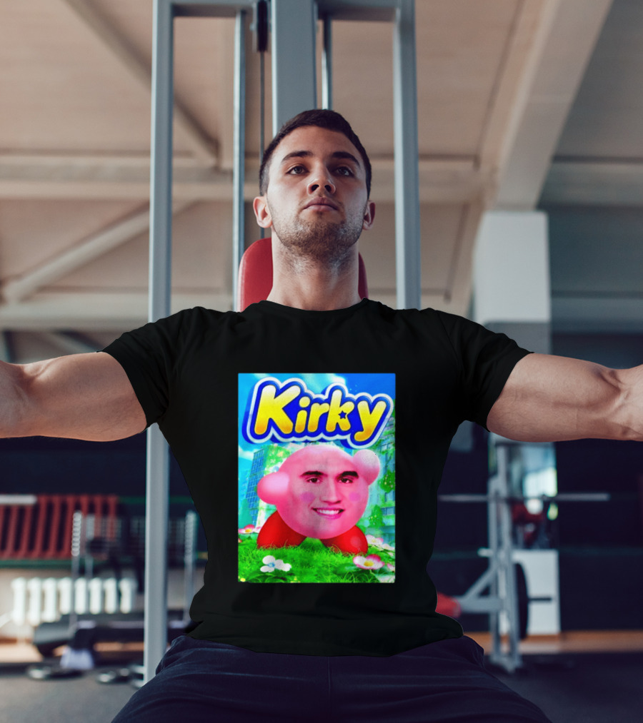 Kirky Charlie Kirk Kirby Meme T-Shirt