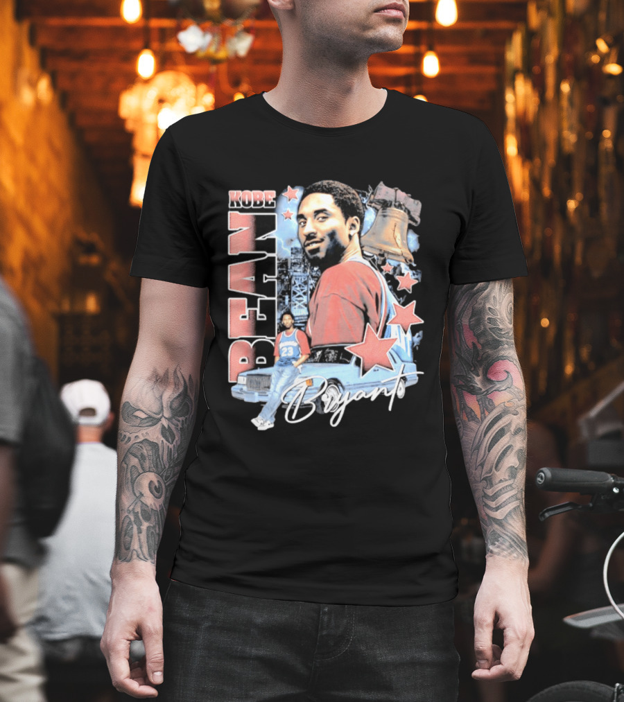 Kobe Bean Bryant Philadelphia Liberty Bell Vintage Style 23 Jersey Retro 76ers T-Shirt