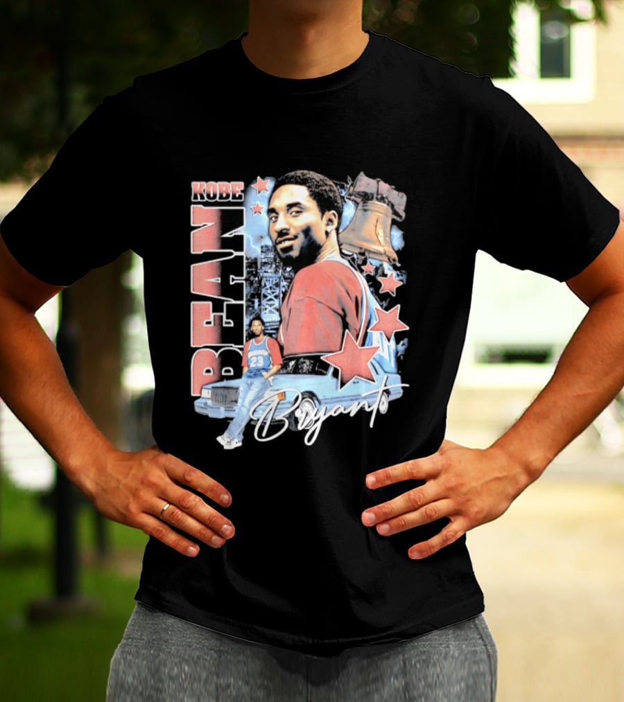 Kobe Bean Bryant Philadelphia Liberty Bell Vintage Style 23 Jersey Retro 76ers T-Shirt