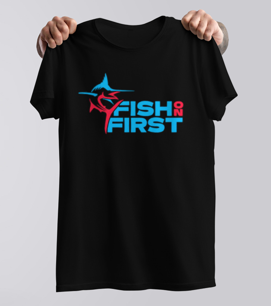 Miami Marlins Fish On First T-Shirt