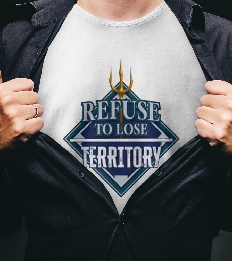 Seattle Seahawks Refuse To Lose Territory Trident T-Shirt