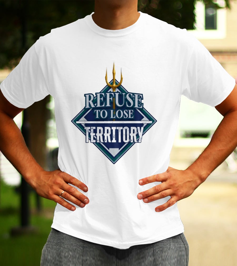 Seattle Seahawks Refuse To Lose Territory Trident T-Shirt