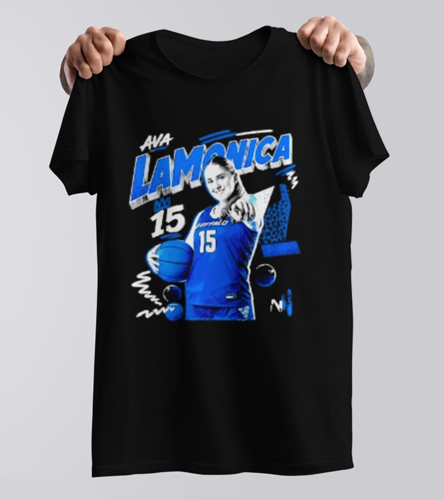 Ava LaMonica 15 Buffalo Bulls NCAA Women's Basketball Player Jersey Number T-Shirt
