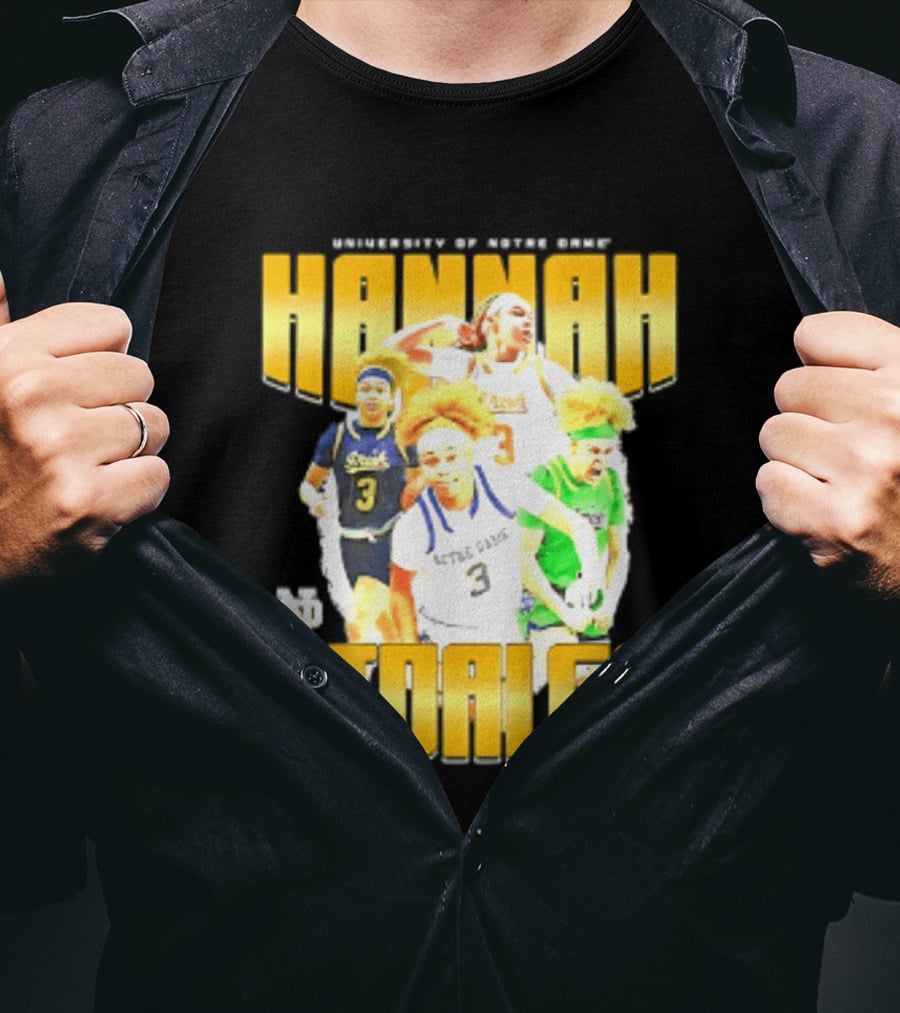 University Of Notre Dame Hannah Hidalgo Ncaa Women's Basketball T-Shirt