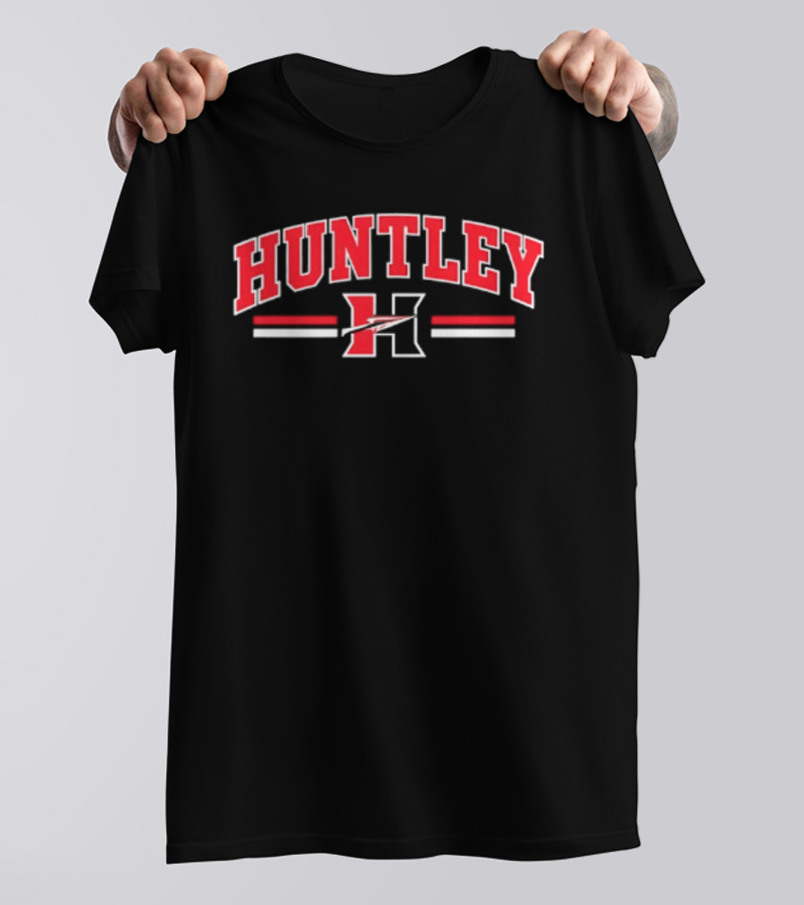 Huntley H High School Red Raiders Varsity Team Spirit T-Shirt