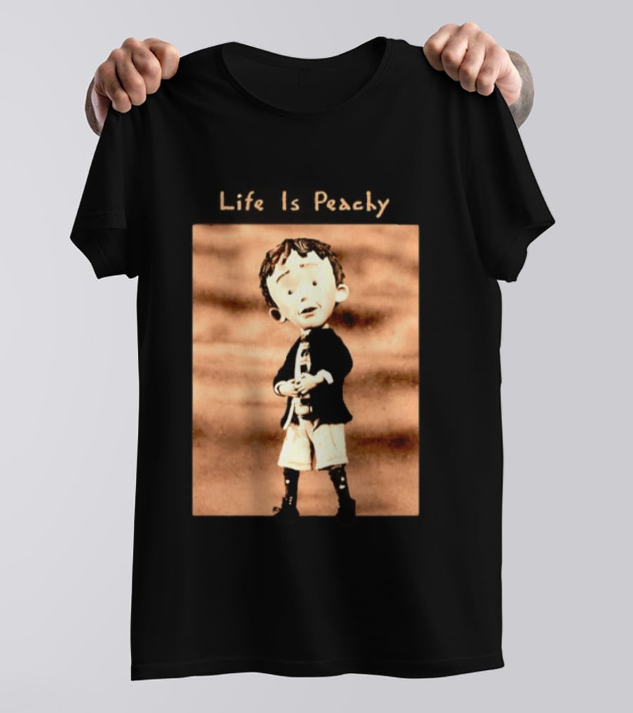 Life Is Peachy Korn Nu Metal Character Jonathan Davis T-Shirt