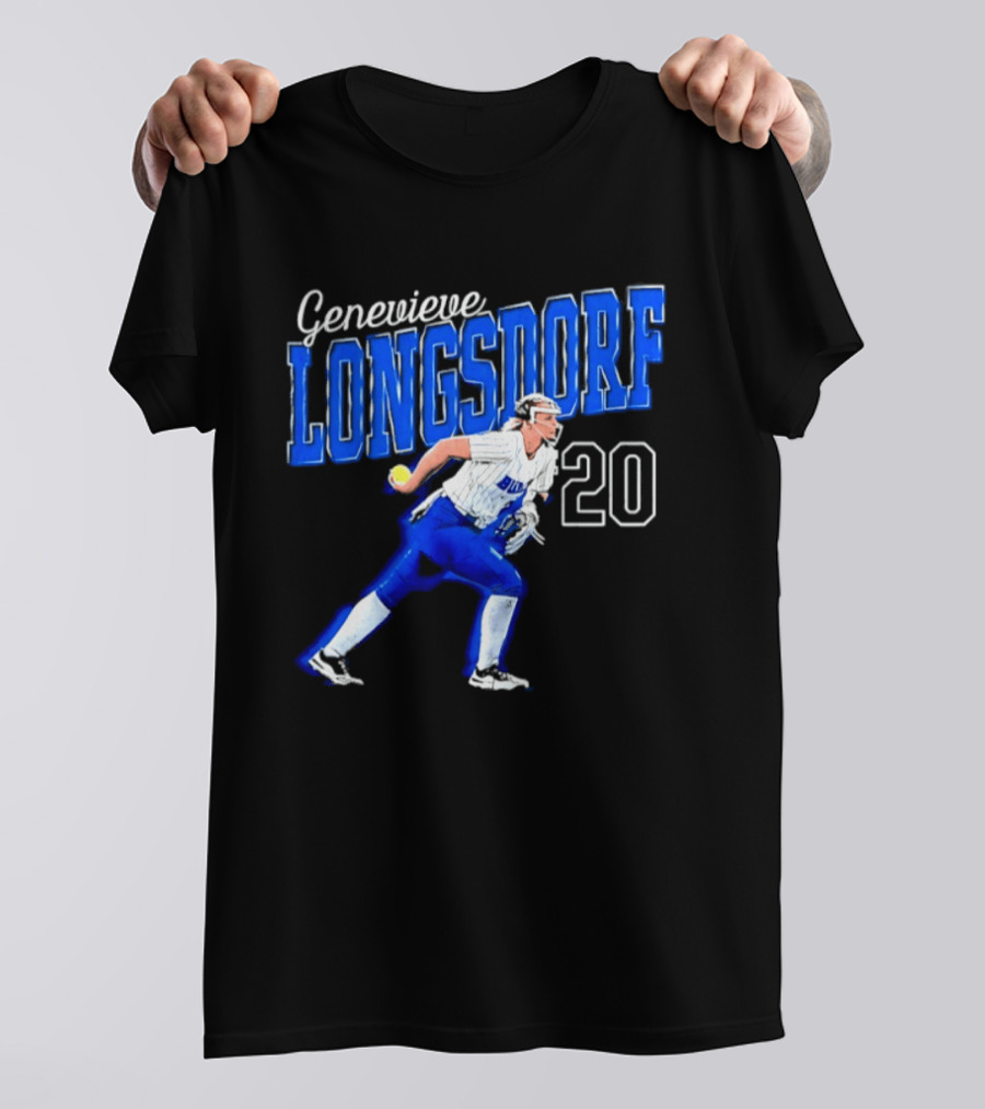 Genevieve Longsdorf 20 Buffalo Bulls NCAA Softball Player T-Shirt