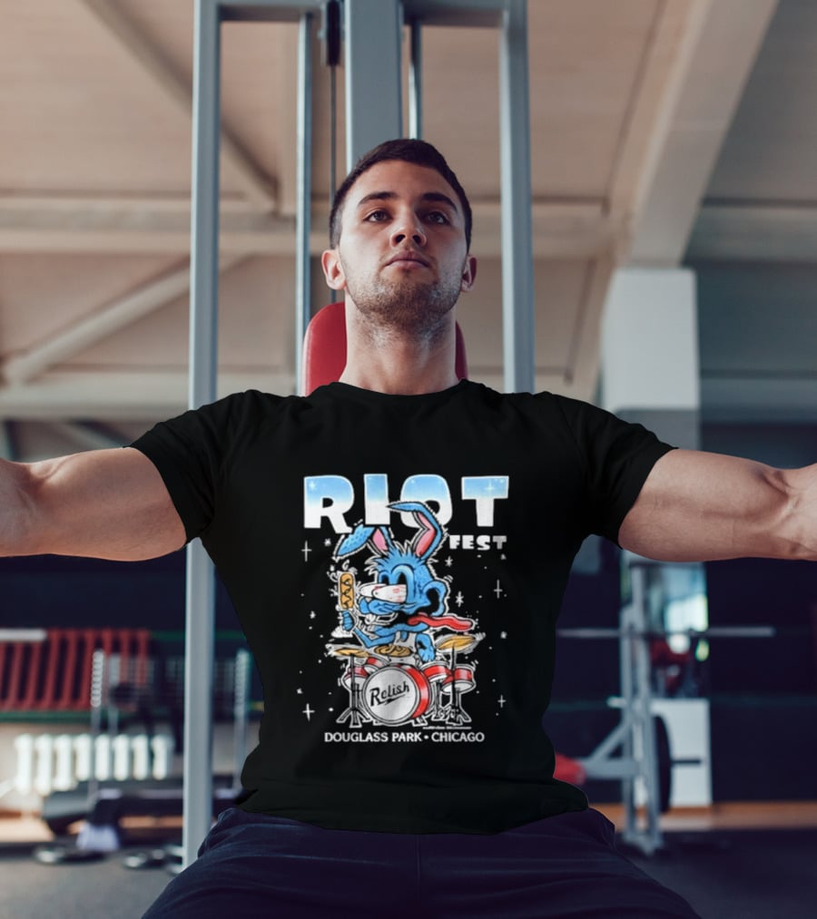 Riot Fest 2026 Douglass Park Chicago Exclusive Bunny Drummer September 18 20 2026 T-Shirt