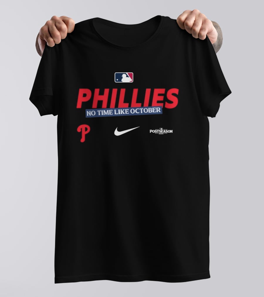 Philadelphia Phillies No Time Like October 2026 MLB Postseason Nike T-Shirt
