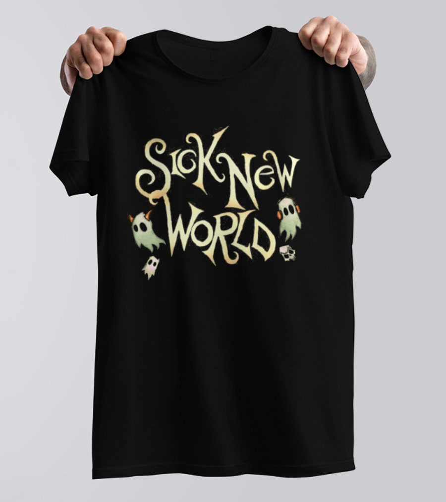 Sick New World Texas 2026 Festival Fort Worth TX October 24 Texas Motor Speedway Ghostly Lineup T-Shirt