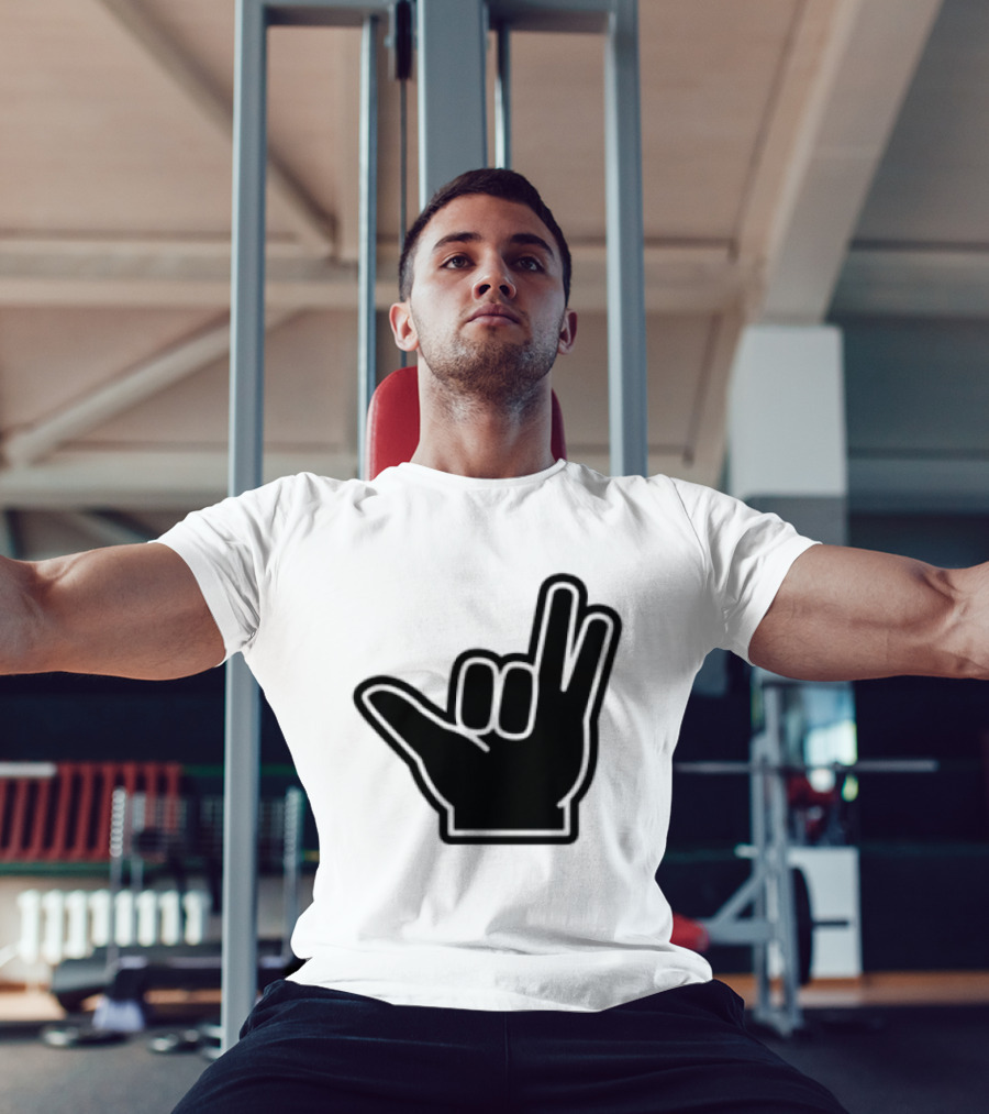 8Ro8 Store Hammajang Shaka Hand Sign Gesture T-Shirt