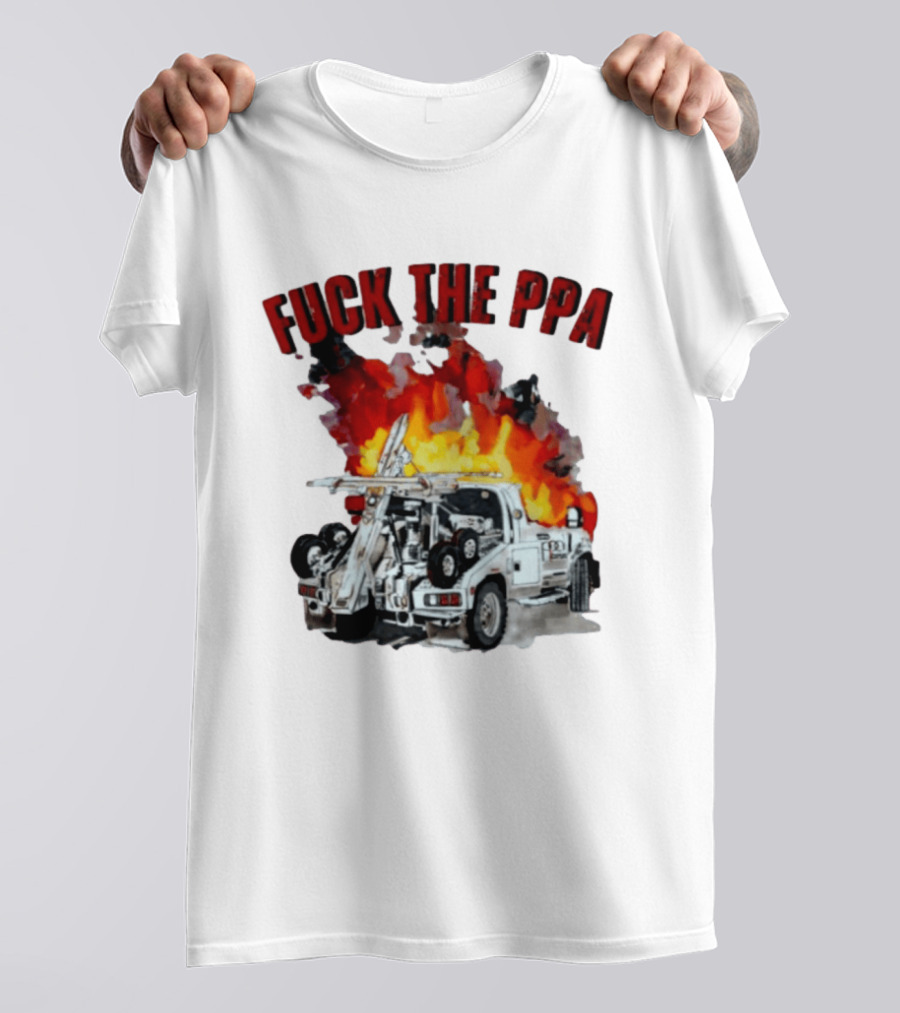 Philadelphia Parking Authority Tow Truck Fire Protest T-Shirt