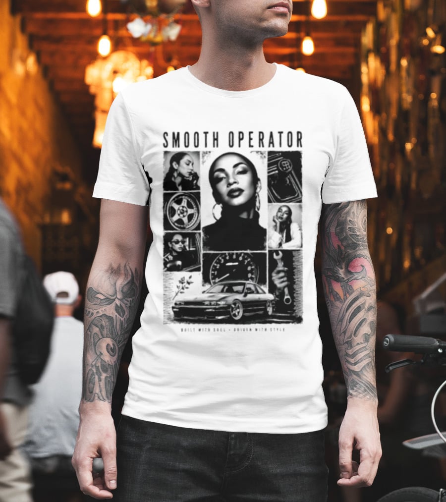 Smooth Operator Built With Soul Driven With Style Vintage Car Icon Retro Look T-Shirt