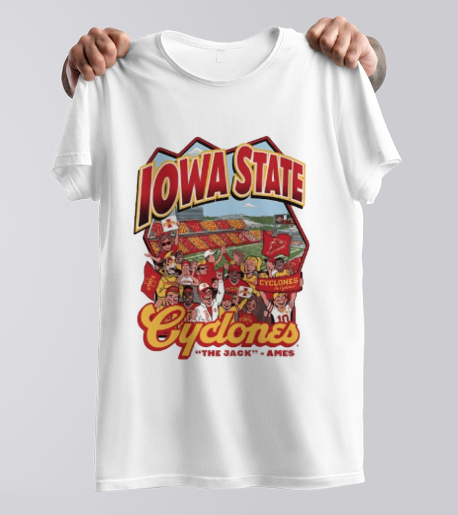 Iowa State Cyclones Football Fans At The Jack Trice Stadium Ames T-Shirt