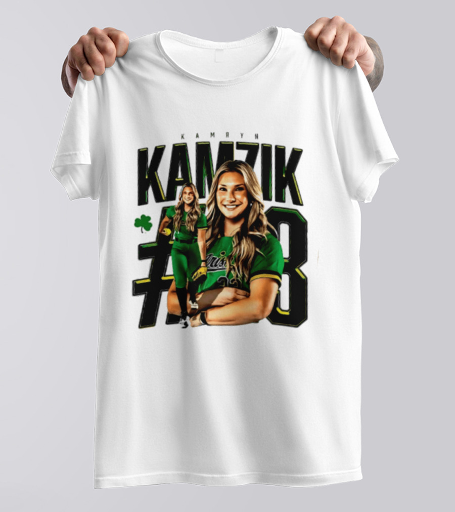 Kamryn Kamzik #23 Notre Dame NCAA Softball Player T-Shirt