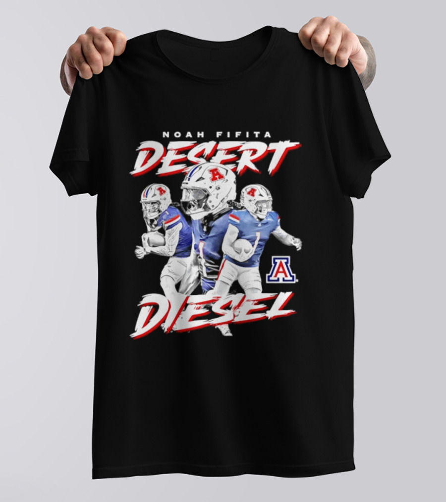 Noah Fifita Desert Diesel Arizona Wildcats NCAA Football T-Shirt