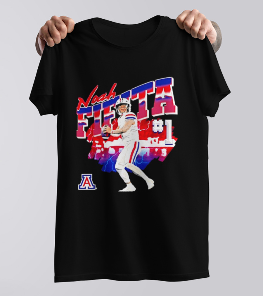 Noah Fifita Arizona Wildcats Number 1 Football Player T-Shirt