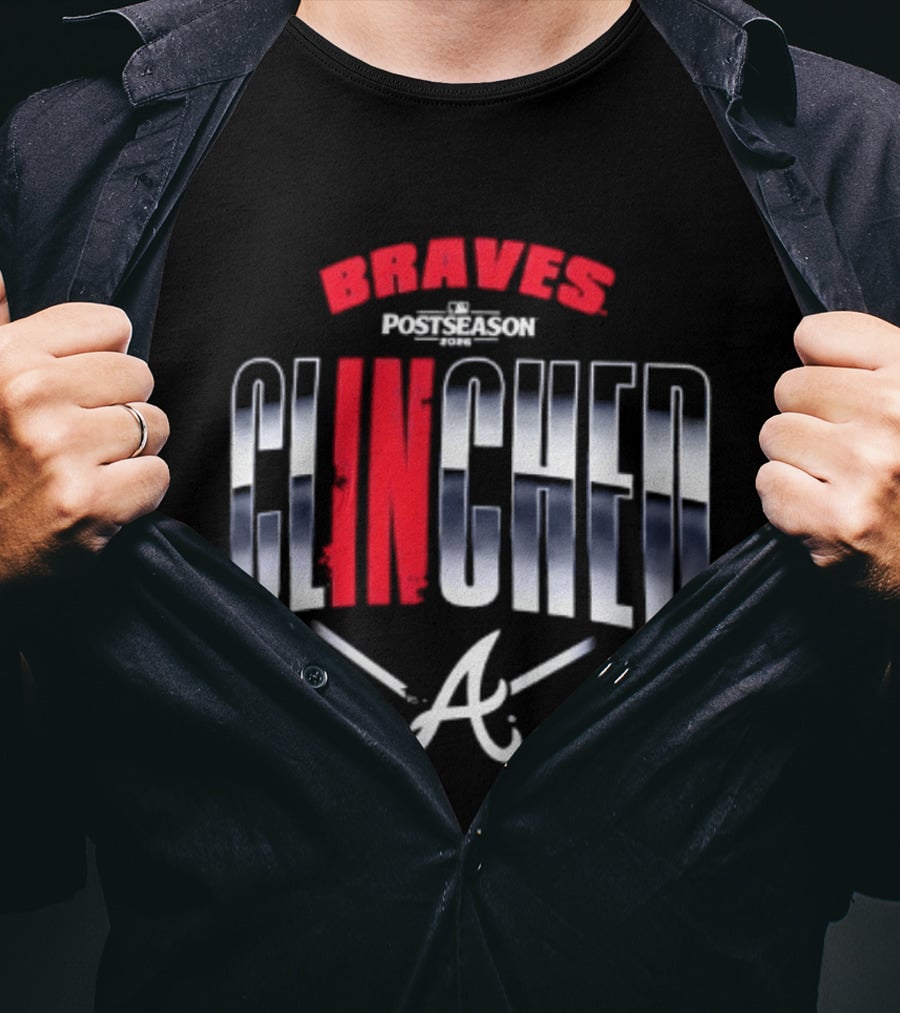 Atlanta Braves Clinched Postseason 2026 MLB Celebration T-Shirt