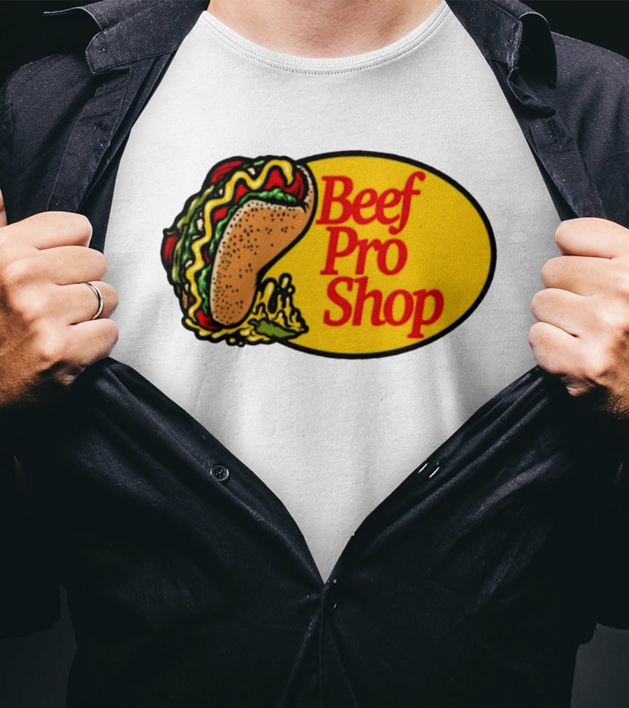 Beef Pro Shop Taco Patch T-Shirt