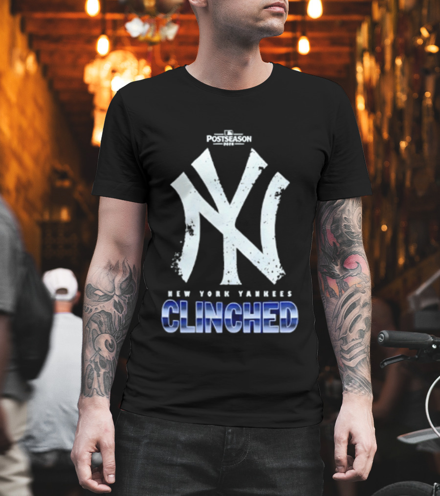 New York Yankees Clinched 2026 MLB Postseason Celebration T-Shirt