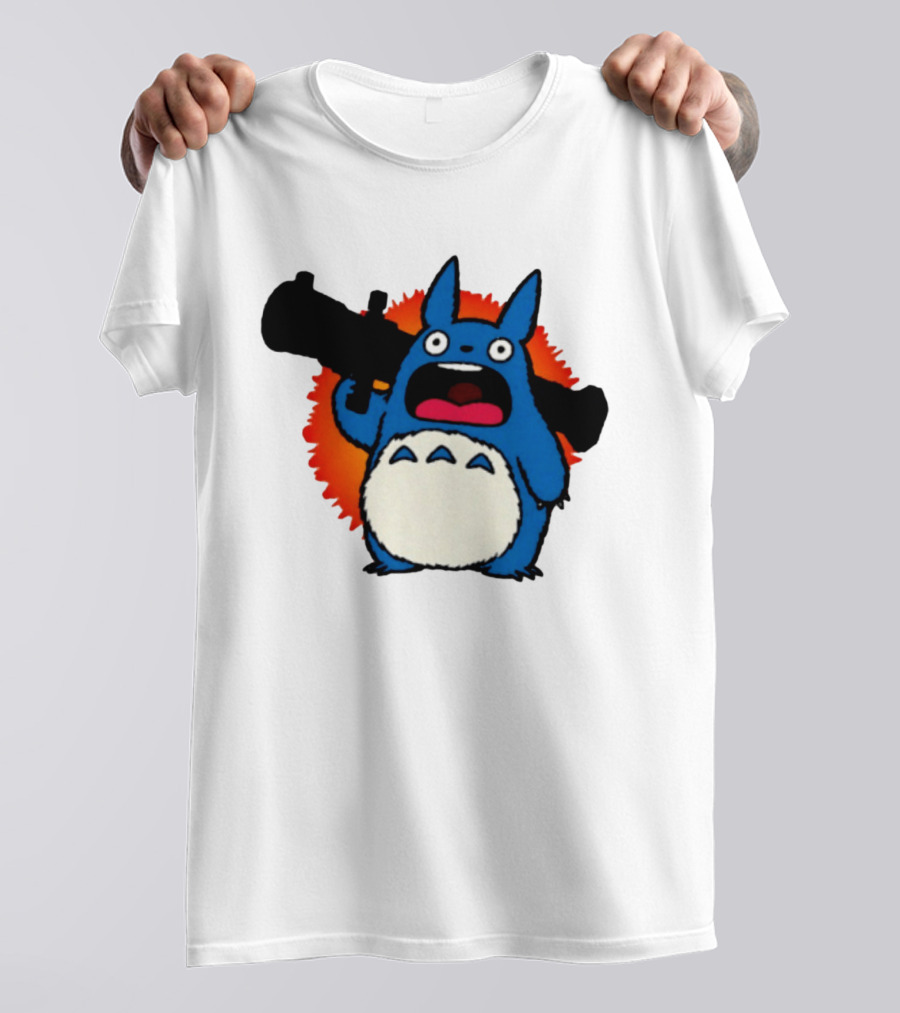 Chu Totoro My Neighbor Totoro Grenade Launcher Anime T-Shirt