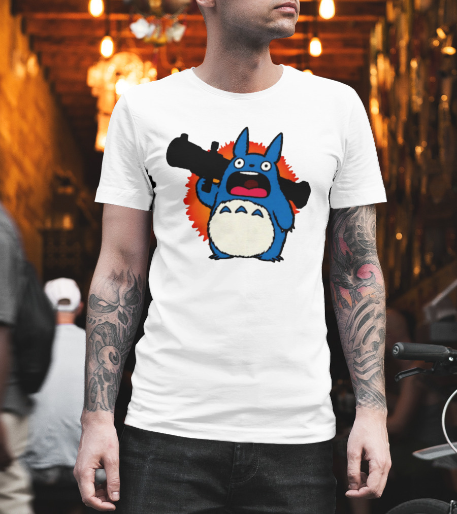 Chu Totoro My Neighbor Totoro Grenade Launcher Anime T-Shirt