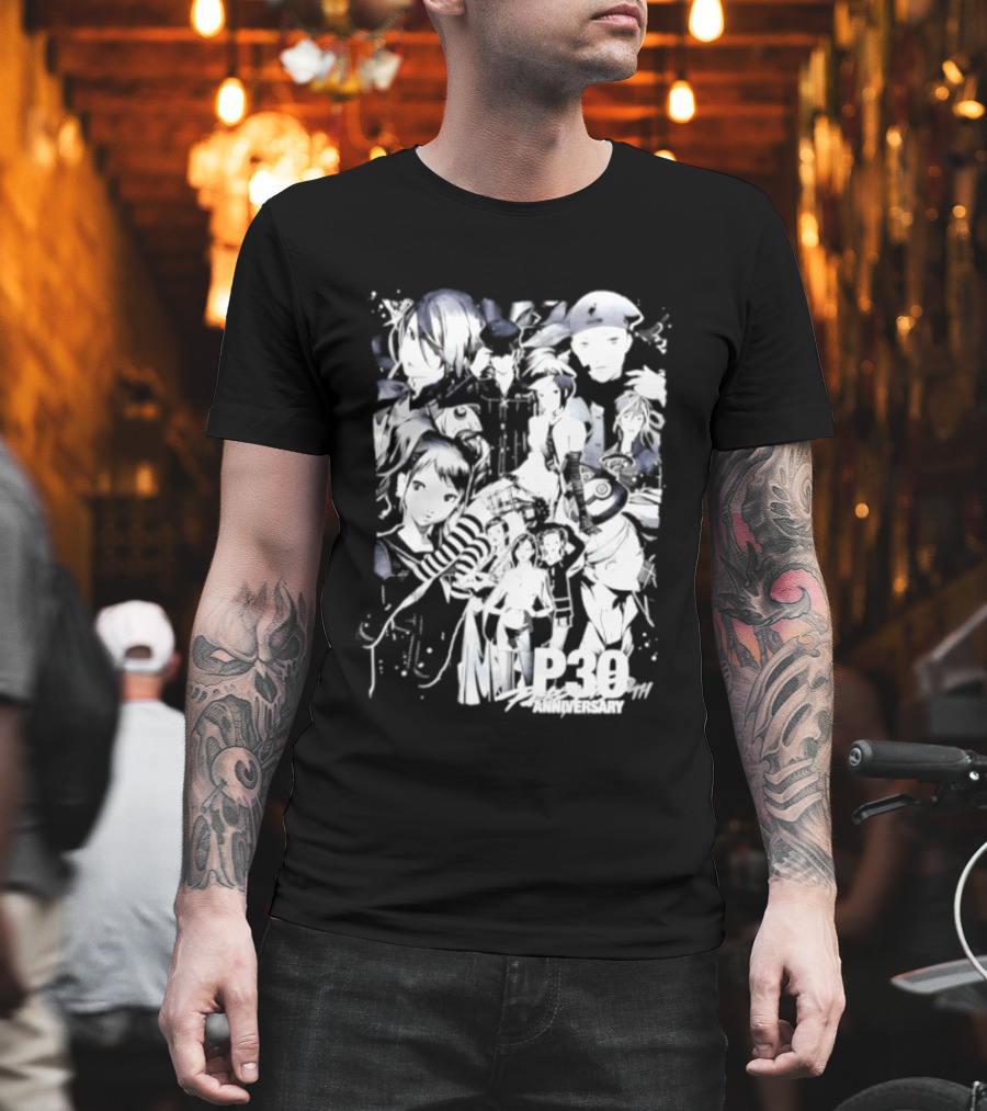 Persona 3 25th Anniversary Anime Characters Celebration T-Shirt