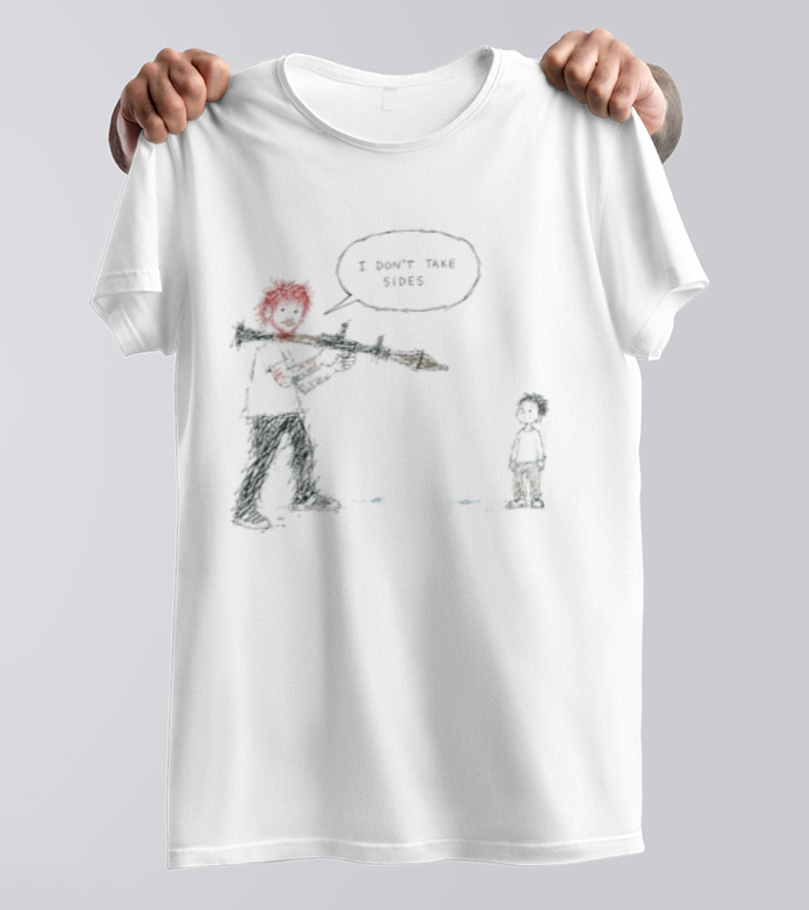 Ed Sheeran I Don't Take Sides Meme With Singer Songwriter T-Shirt