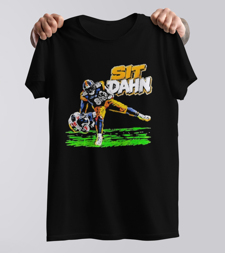 Sit Dahn Pittsburgh Steelers George Pickens 14 Football T-Shirt