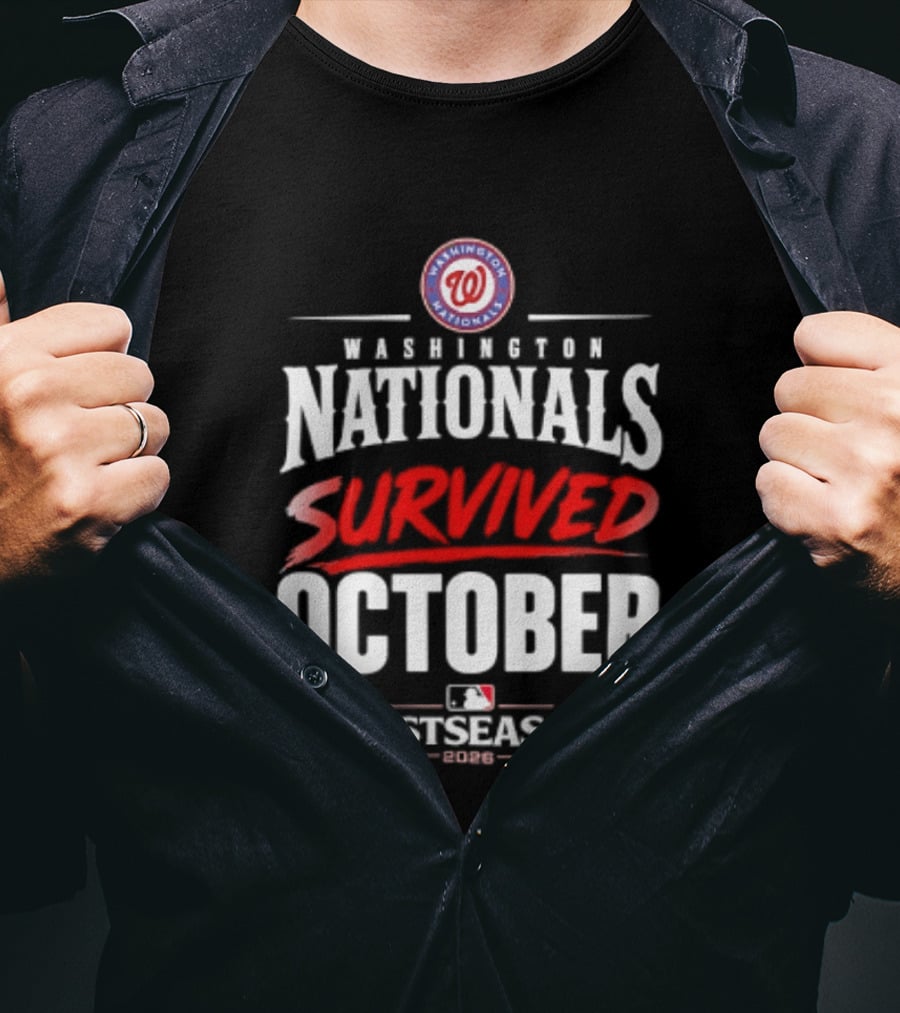 Washington Nationals Survived October MLB Postseason 2026 T-Shirt