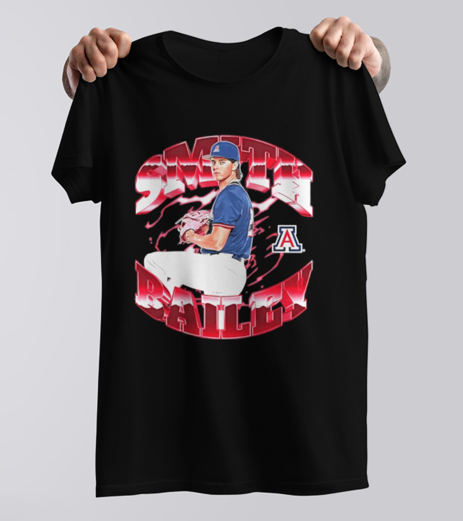 Smith Bailey 2 Arizona Wildcats NCAA Baseball T-Shirt