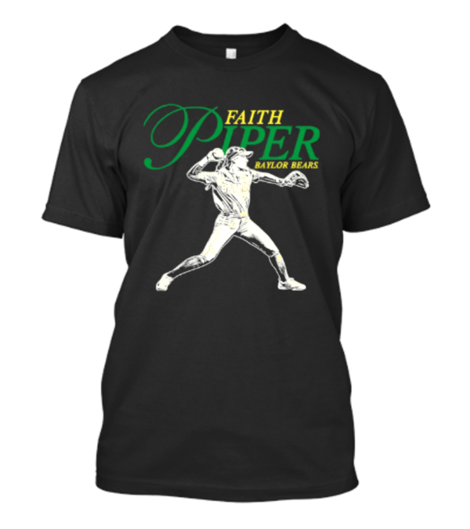 Faith Piper 26 Baylor Bears NCAA Softball Player T-Shirt