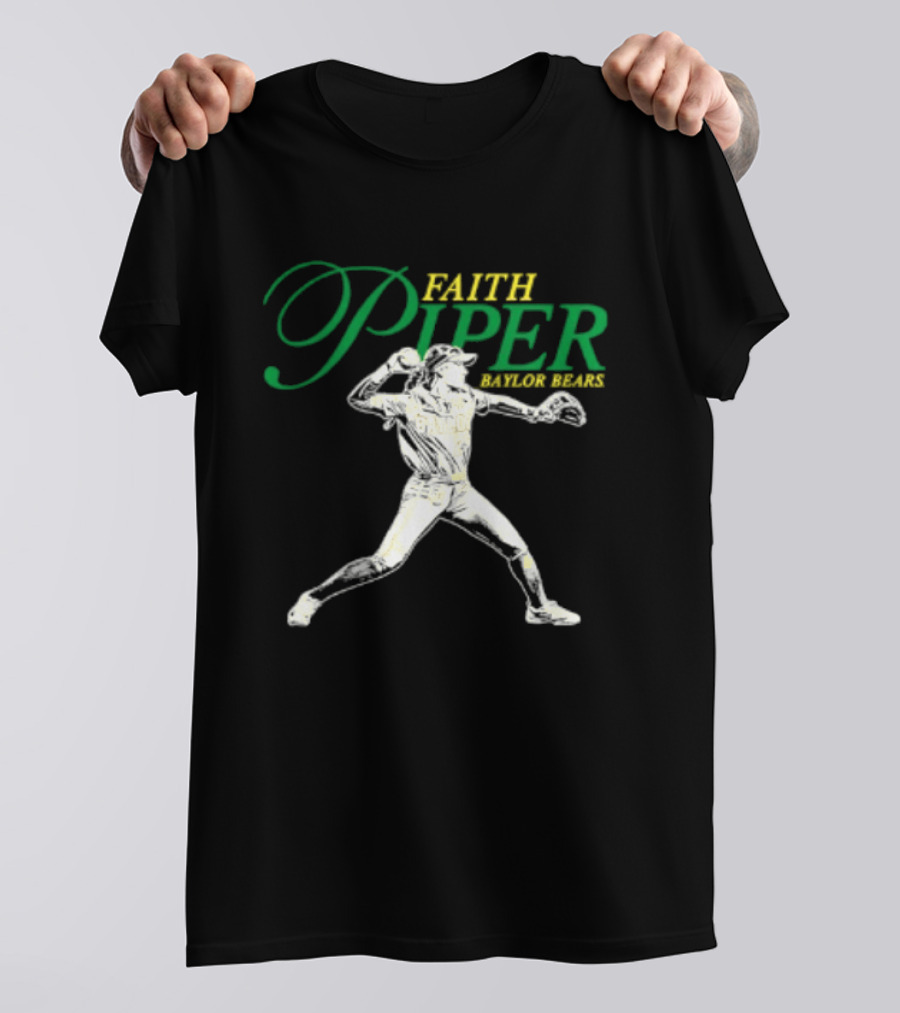 Faith Piper 26 Baylor Bears NCAA Softball Player T-Shirt