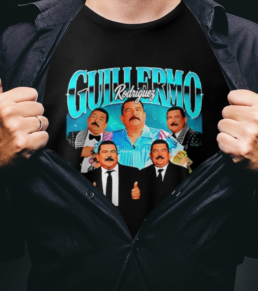 Guillermo Rodriguez 90s Collage Nostalgic Humor Thumbs Up T-Shirt