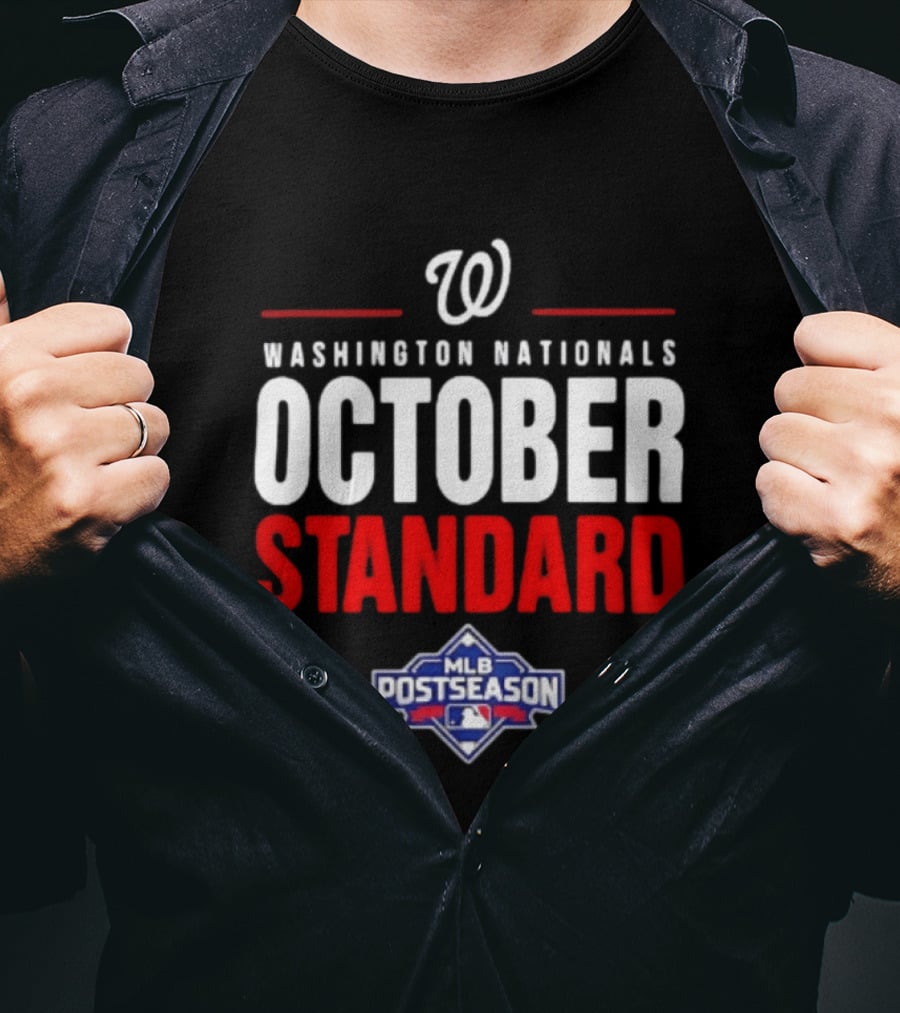 Washington Nationals October Standard 2026 MLB Postseason T-Shirt
