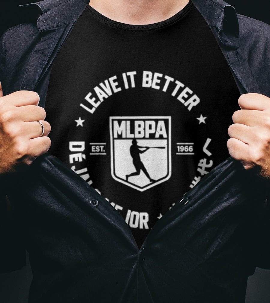 Leave It Better Dejalo Mejor 2026 MLBPA Baseball T-Shirt