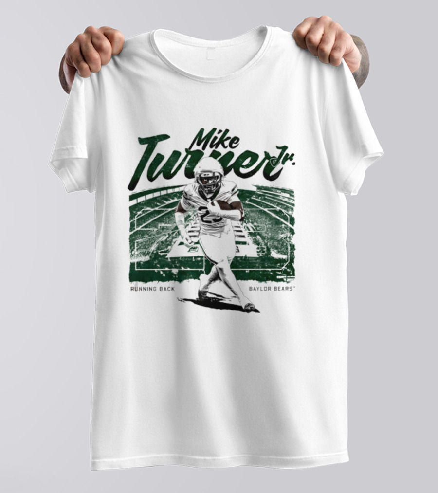 Mike Turner Jr. Running Back Baylor Bears NCAA Football Player T-Shirt