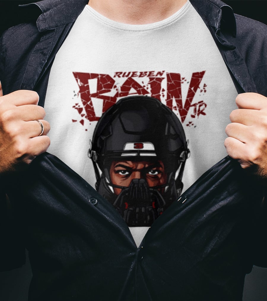 Rueben Bain Jr. Big Head Mask Tampa Bay Buccaneers T-Shirt