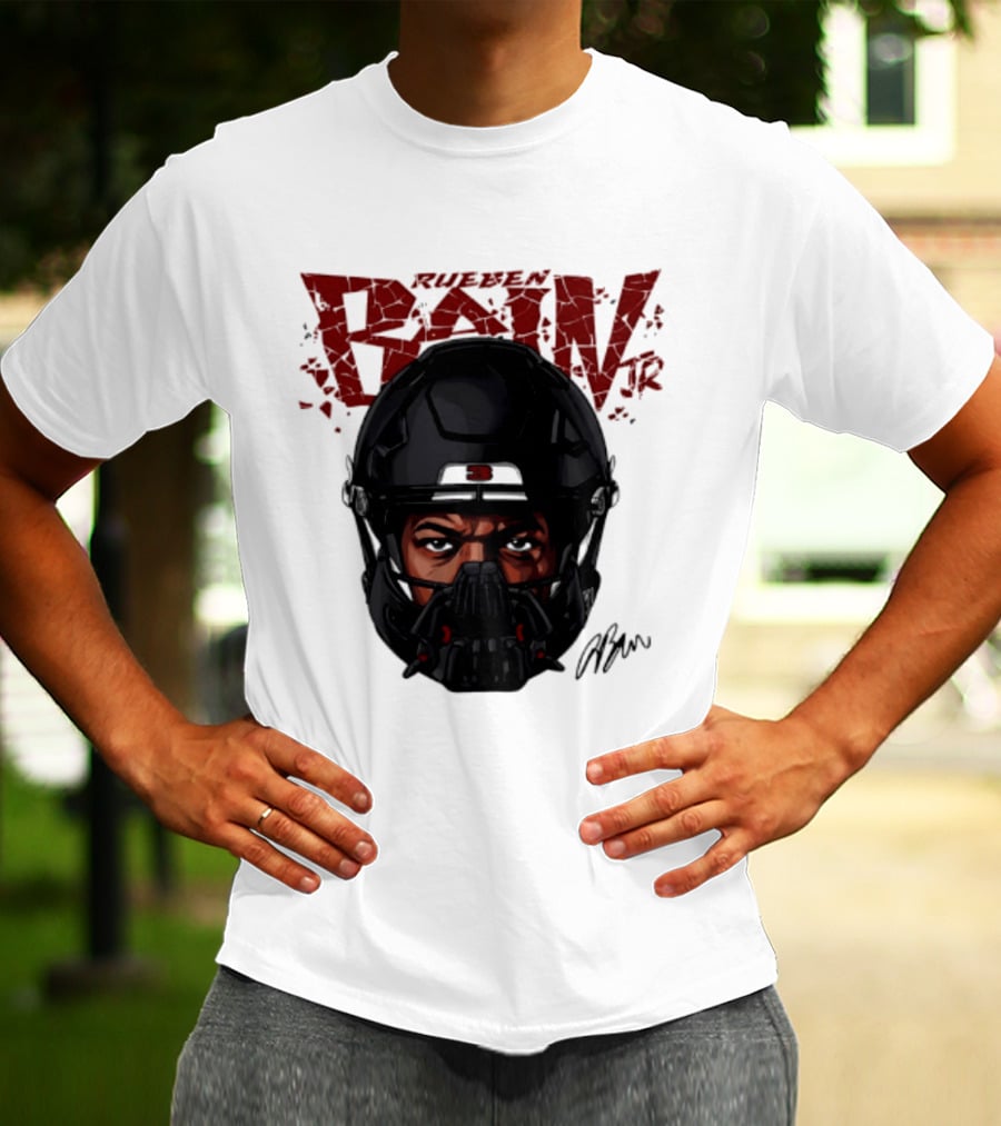 Rueben Bain Jr. Big Head Mask Tampa Bay Buccaneers T-Shirt
