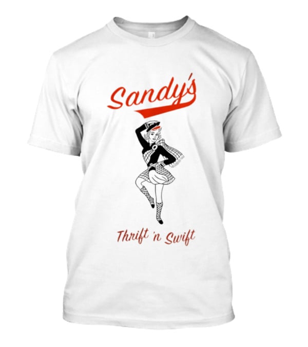 Sandy's Thrift 'n Swift Retro Style Vintage Vibe T-Shirt