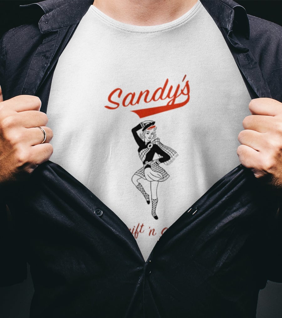 Sandy's Thrift 'n Swift Retro Style Vintage Vibe T-Shirt